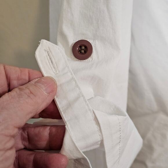 Emily Daniels Womens XL Workwear Minimalist Normcore Western White Shirt - Picture 7 of 9